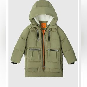 Orolay thickened down hooded down coat